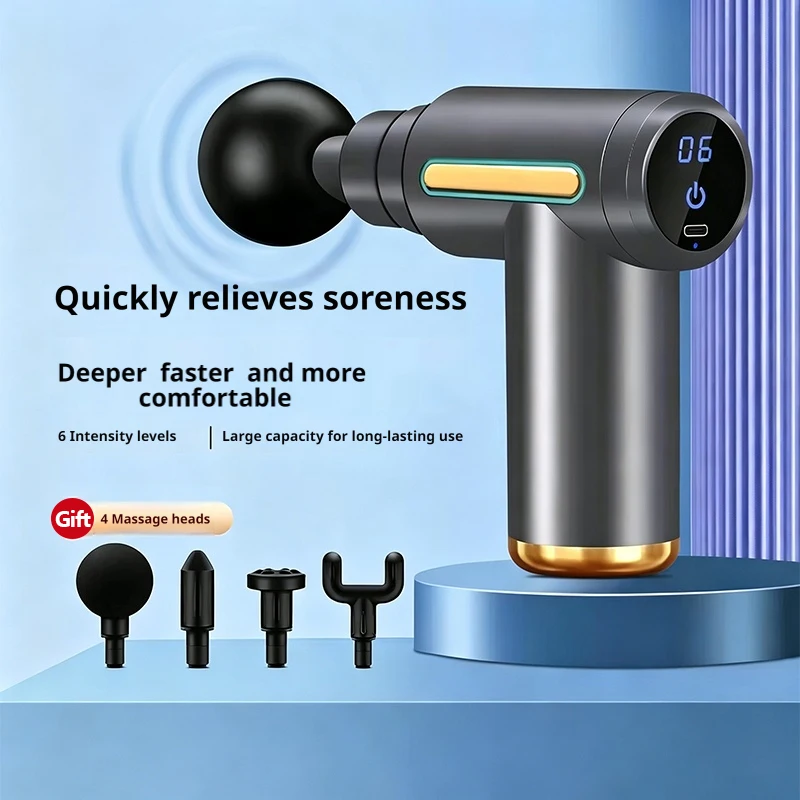 Massage Gun Deep Tissue - Mini pistola de massagem elétrica de
