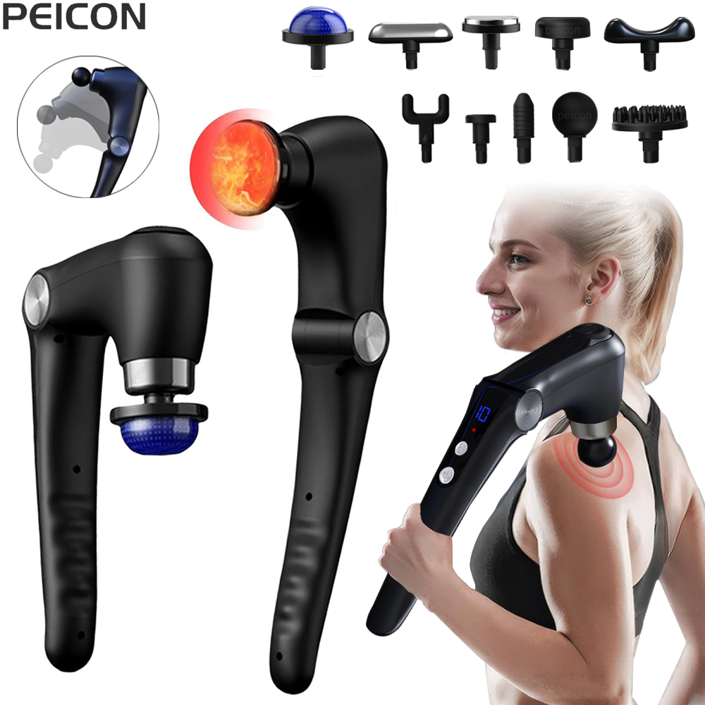 Massage Gun Deep Tissue - Pistola de massagem fáscia, máquina de