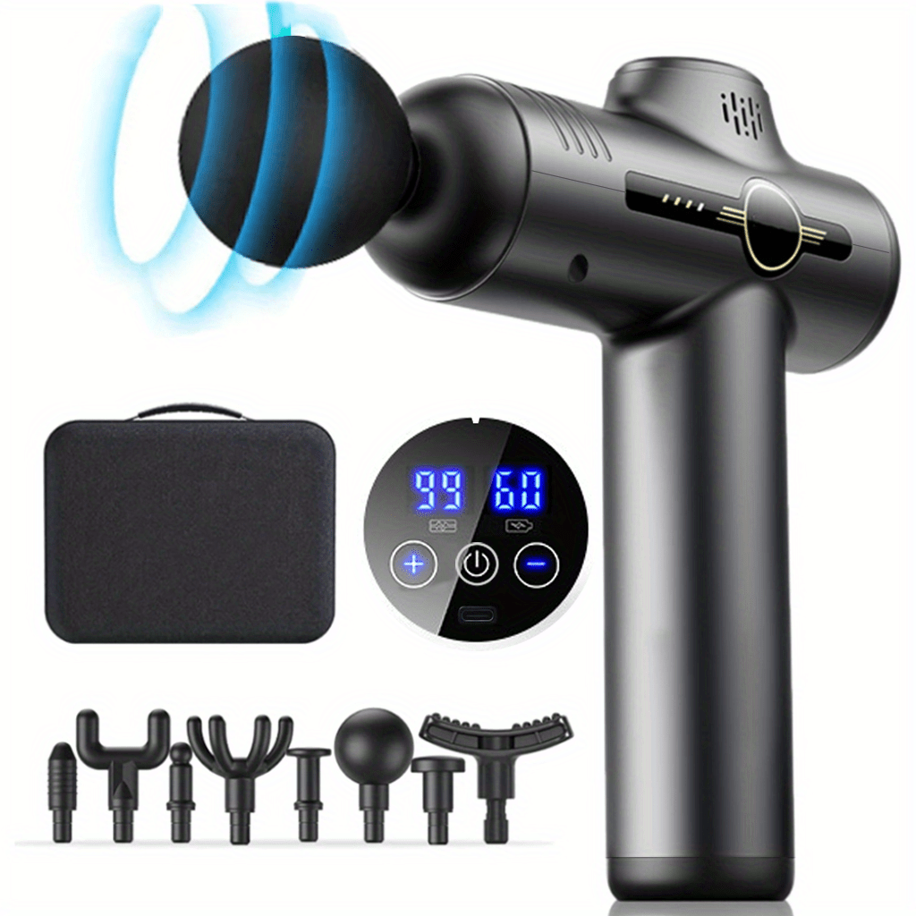 Massage Gun Deep Tissue - Pistola de massagem de 99 níveis,