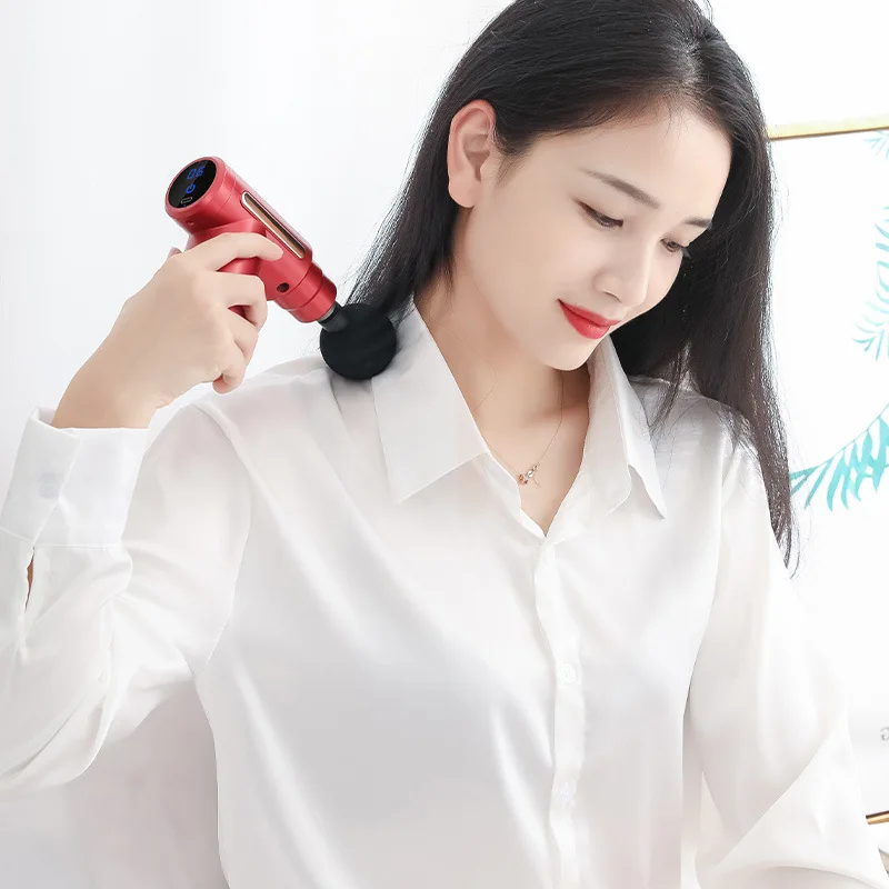 Mini pistola de massagem portá - Massage Gun Deep Tissue avaliação e preço