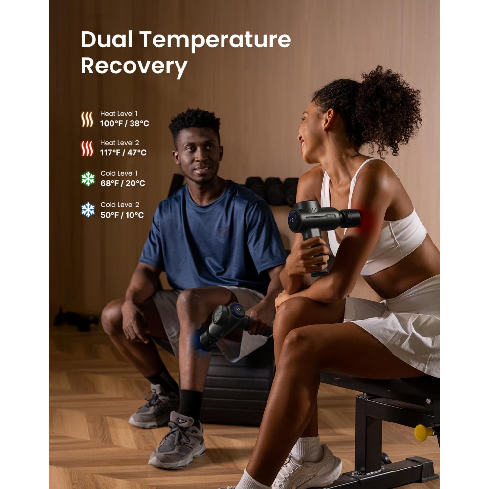 Pistola de Massagem com Aqueci - Massage Gun Deep Tissue avaliação e preço