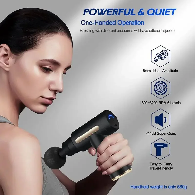 2024 portátil fáscia arma corp - Massage Gun Deep Tissue avaliação e preço
