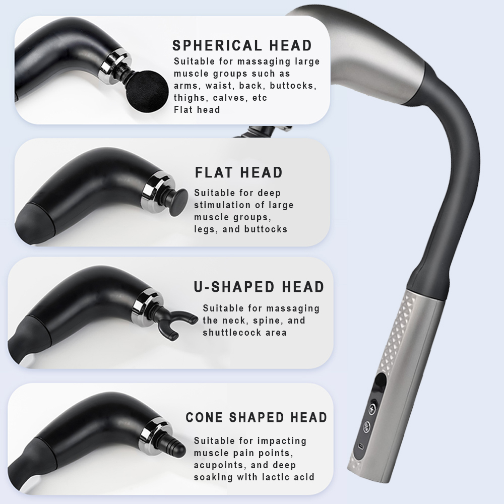 Pistola de massagem fascial po - Massage Gun Deep Tissue avaliação e preço