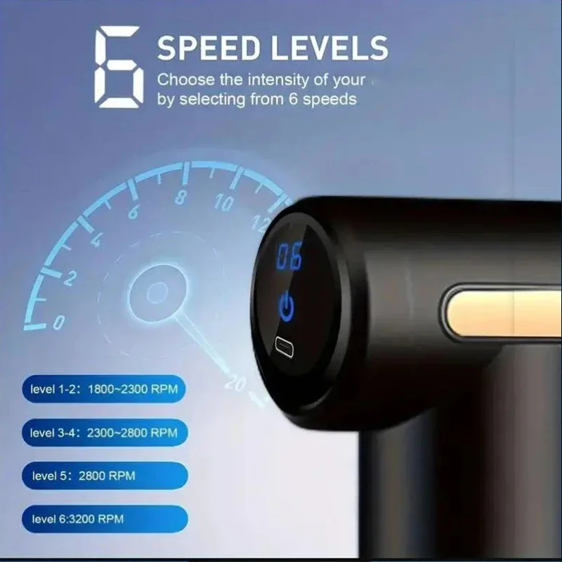 Pistola de massagem fascial po - Massage Gun Deep Tissue avaliação e preço